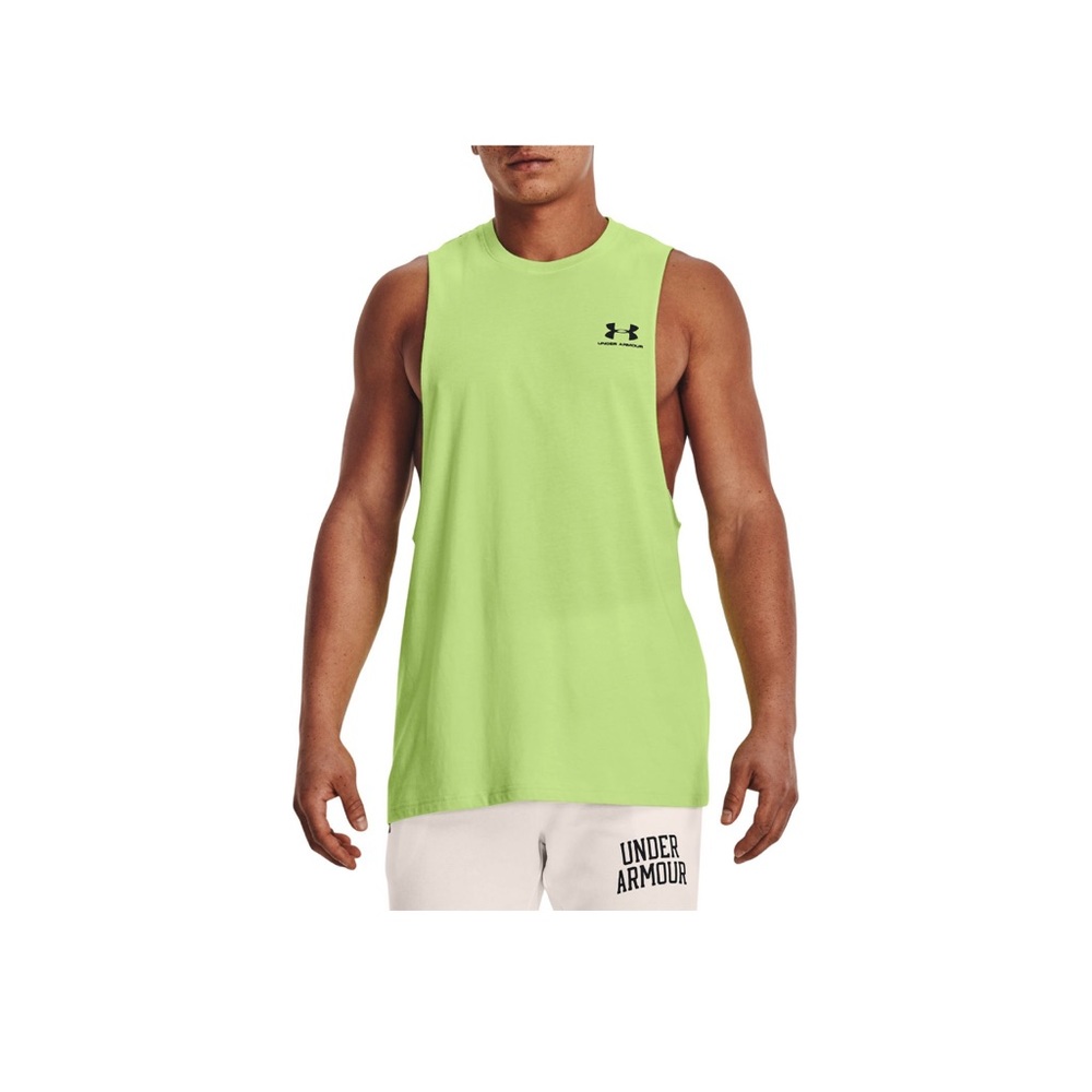 Under Armour Men’s Left Chest Cut Off Tank Top - NWOT